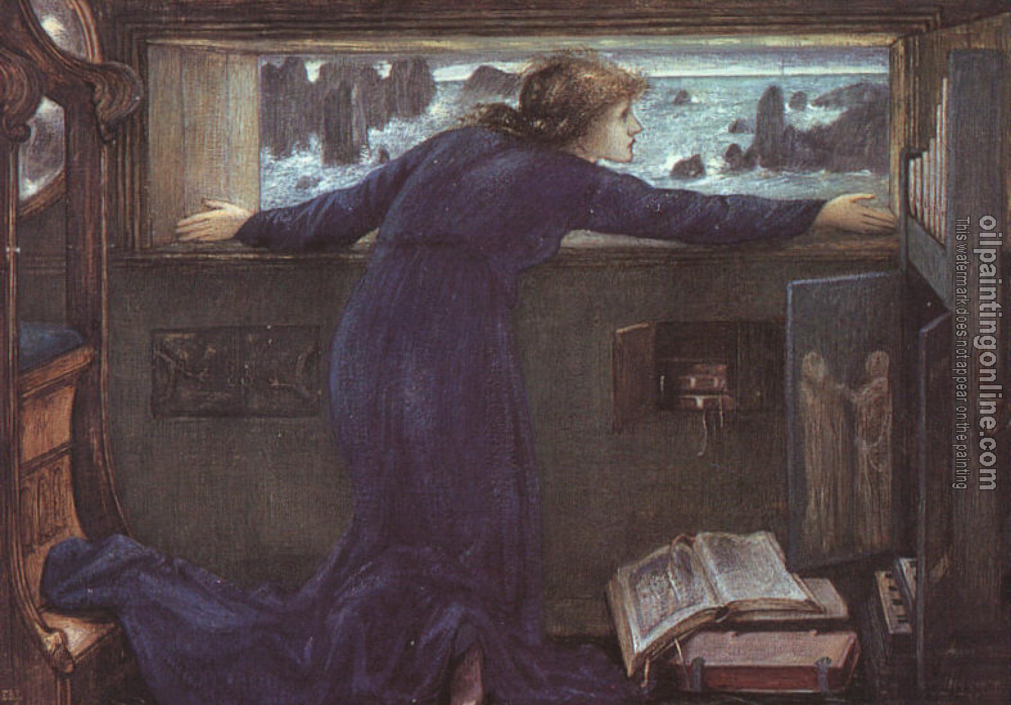 Burne-Jones, Sir Edward Coley - Dorigen of Britian Waiting for the Return of her Husband